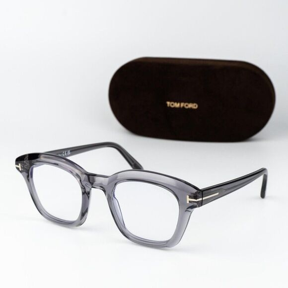 Tom Ford Woman Eyeglasses Transparent Grey Blue Light Block FT5961-B 020 main image 11